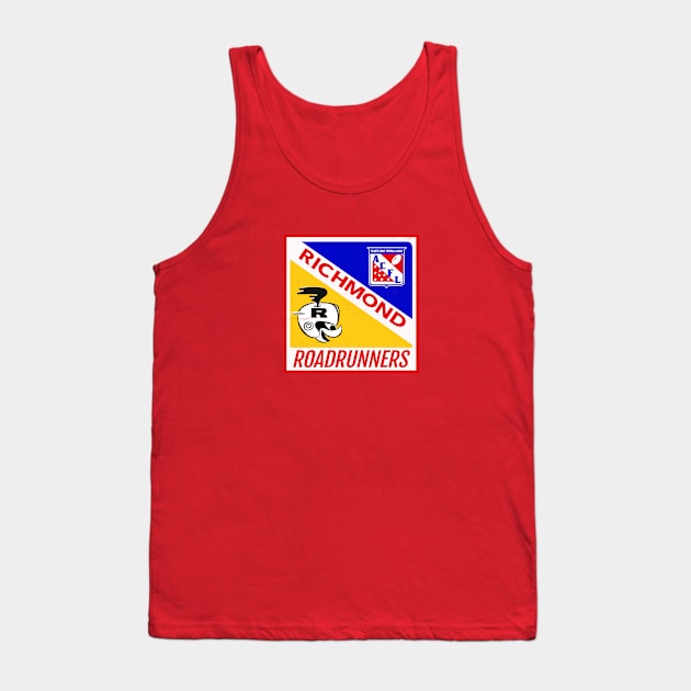 Retro Richmond Roadrunners Football 1968 Tank Top by LocalZonly